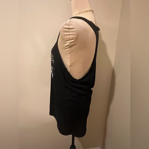 Rednecks with Paychecks Black Graphic Tank Top, six 2X fits like M/L - Picture 3 of 7